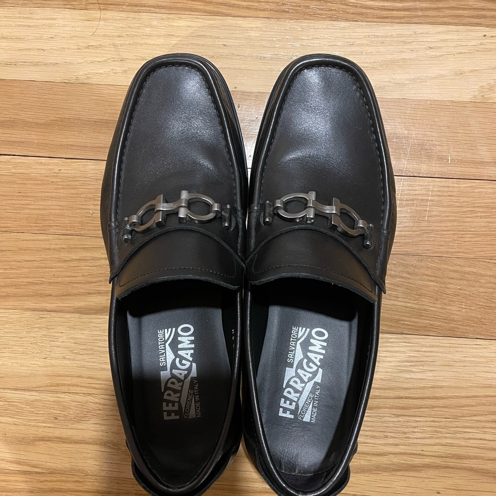 Salvatore Ferragamo Men's David Leather Loafers